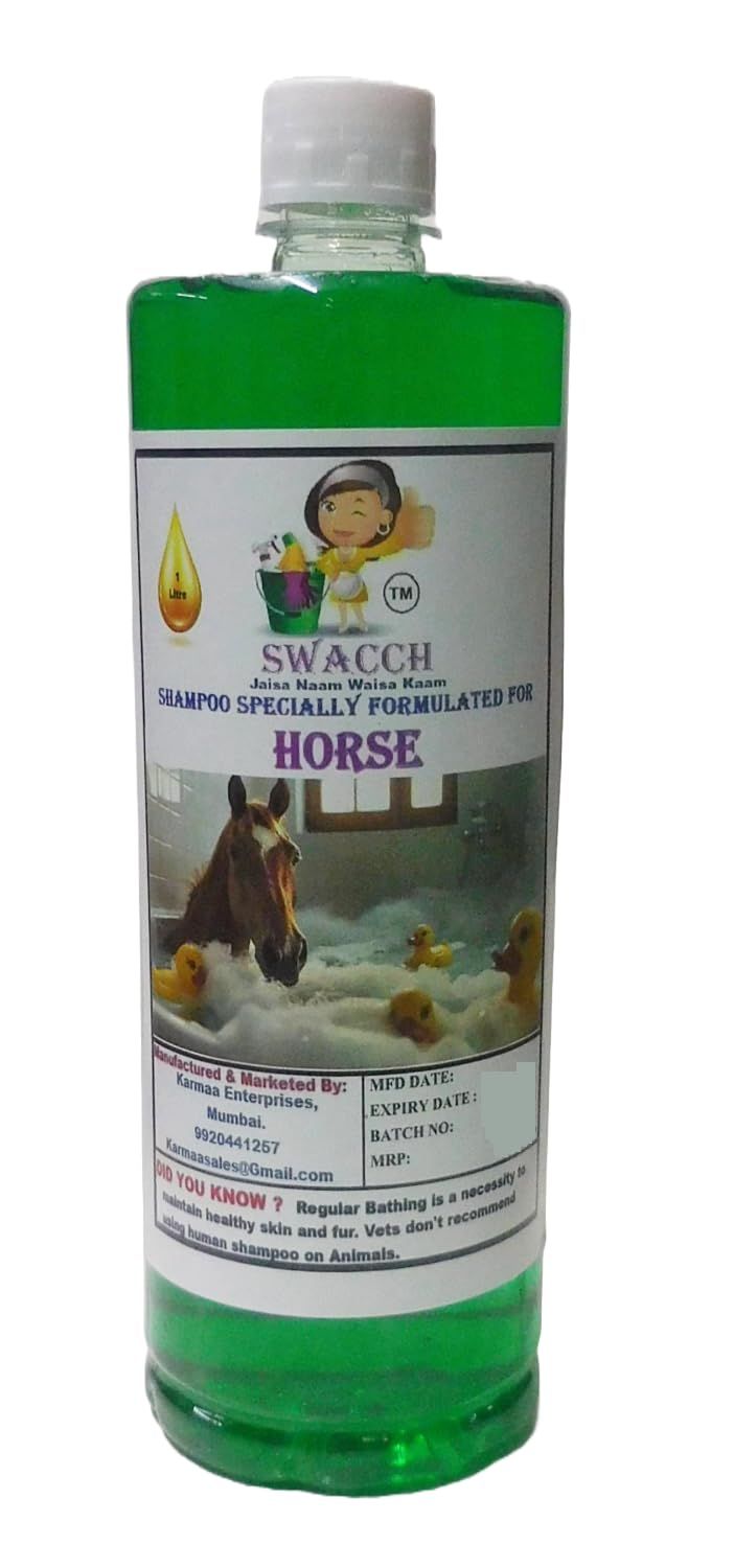 Swacch Shampoo Specially Formulated for Horse (1 Litre) Neem Alovera