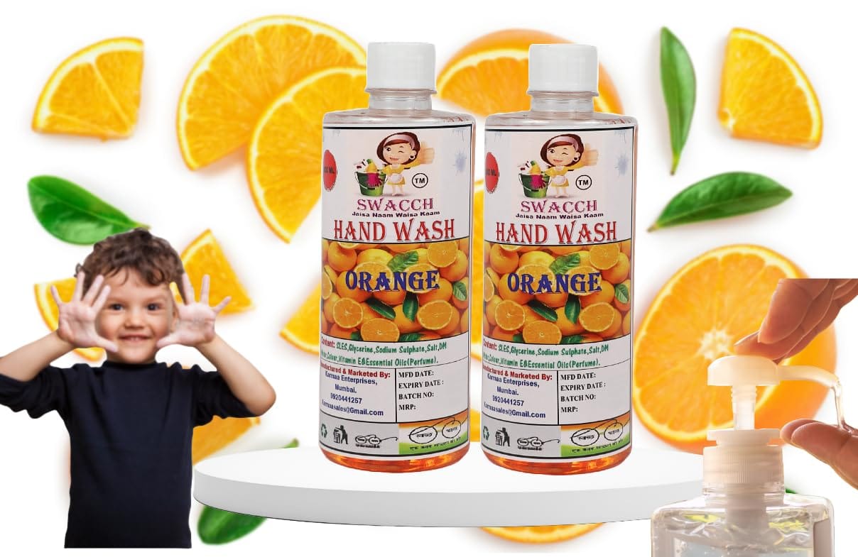 Swacch Hand Wash (500ml) (Pack of 2) Orange