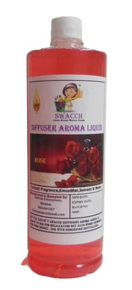 Swacch Diffuser Aroma Liquid (1 Litre) Rose Swacch Diffuser Aroma Liquid (1 Litre) Rose