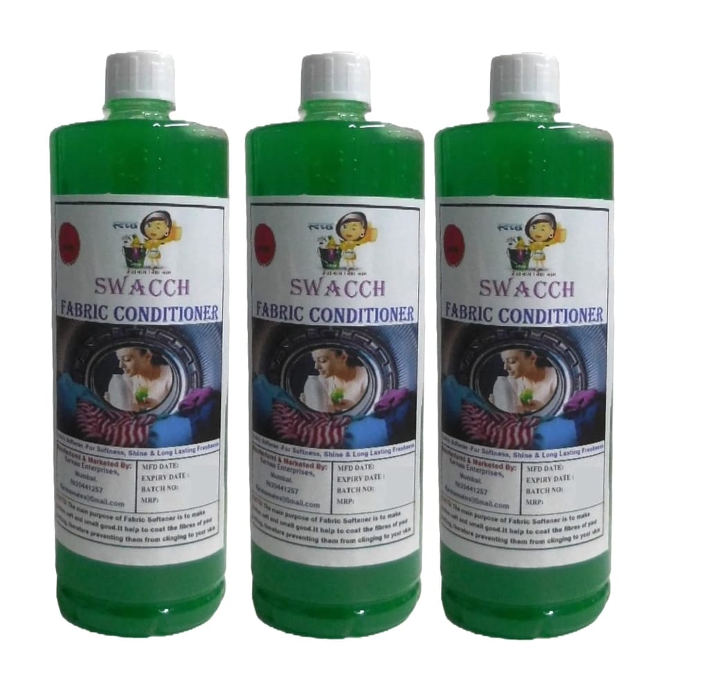 Swacch Fabric Conditioner (1 Litre) (Pack of 3) Mogra