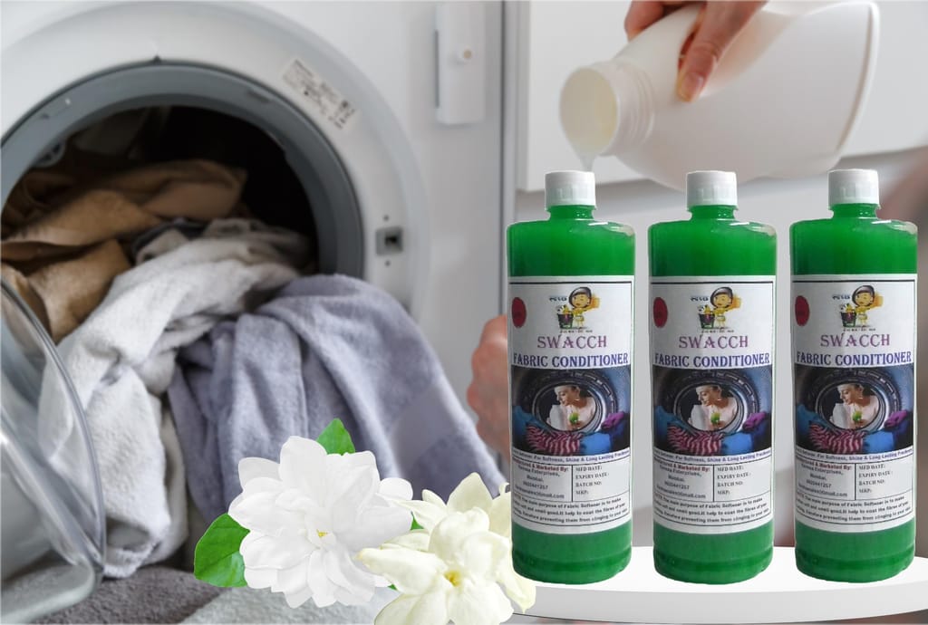 Swacch Fabric Conditioner (1 Litre) (Pack of 3) Mogra