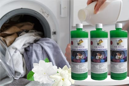 Swacch Fabric Conditioner (1 Litre) (Pack of 3) Jasmine