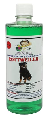 Swacch Shampoo Specially Formulated for Rottweiler (500ML) Neem Alovera