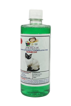 Swacch Shampoo Specially Formulated for Siamese (500ml) Neem Alovera