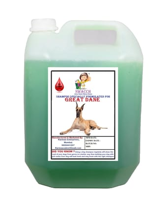 Swacch Shampoo Specially Formulated for Great DANE (10 Litre) Neem Alovera