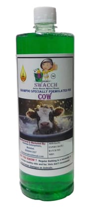 Swacch Shampoo Specially Formulated for Cow (1 Litre) Neem Alovera