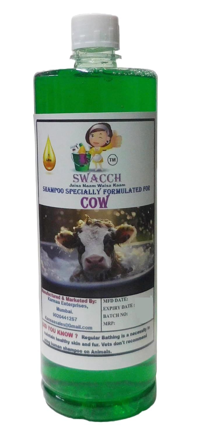 Swacch Shampoo Specially Formulated for Cow (1 Litre) Neem Alovera