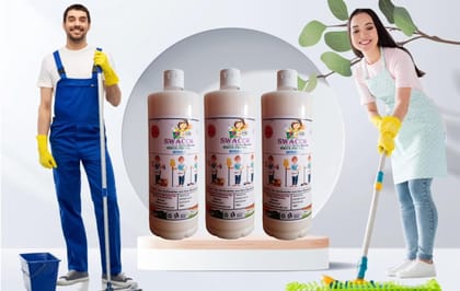 Swacch White Phenyl (1 Litre) (Pack of 3) Mogra