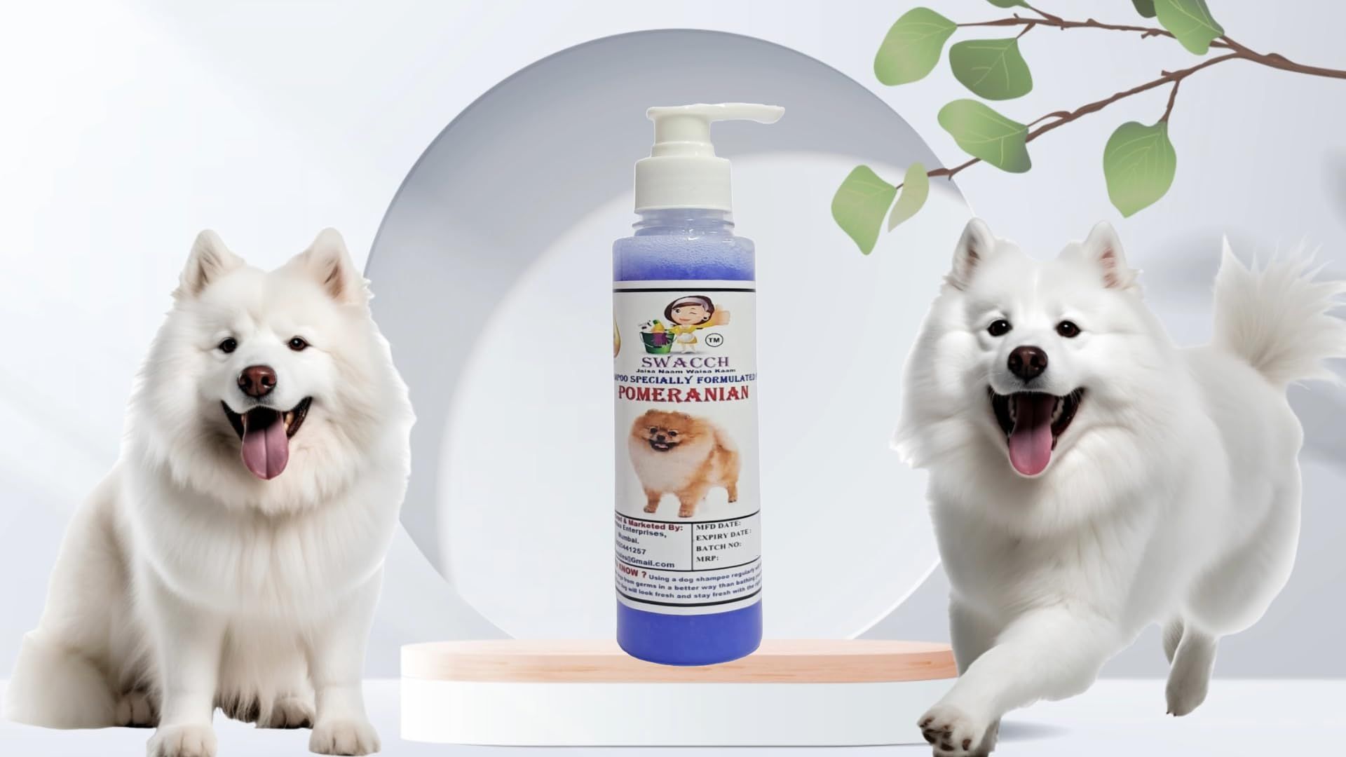 Pomeranian Puppy Pomeranian Hair Growth Shampoo SWACCH