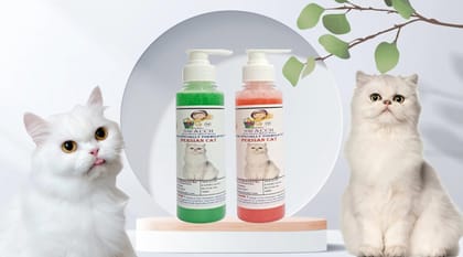 SWACCH Premium Shampoo for Persian CAT (200ML) (Combo Pack of 2) NEEM ALOVERA & Jasmine