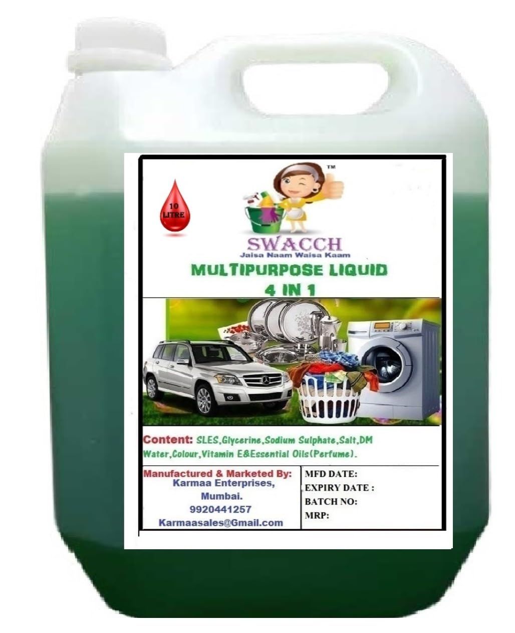 Swacch Multipurpose Liquid (10 Litre)