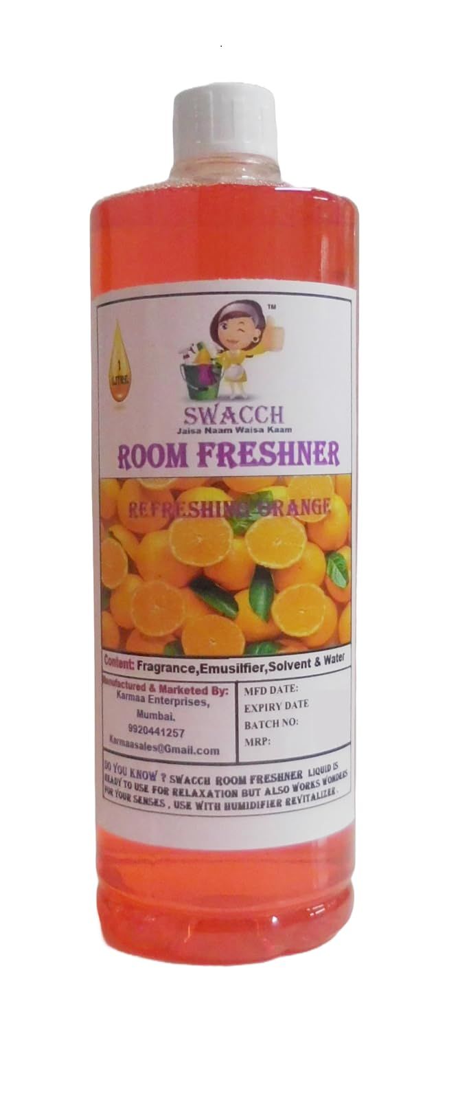 Swacch Room Freshner (1 Litre) Orange