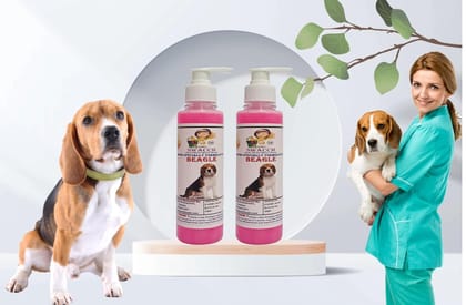 SWACCH Premium Shampoo for Beagle (200ML) (Pack of 2) Rose