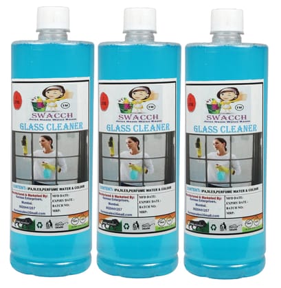 Swacch Glass Cleaner (1 Litre) (Pack of 3)