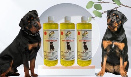 SWACCH Shampoo Specially FORMULATED for Rottweiler (1 Litre) (Combo Pack of 3) Lemon