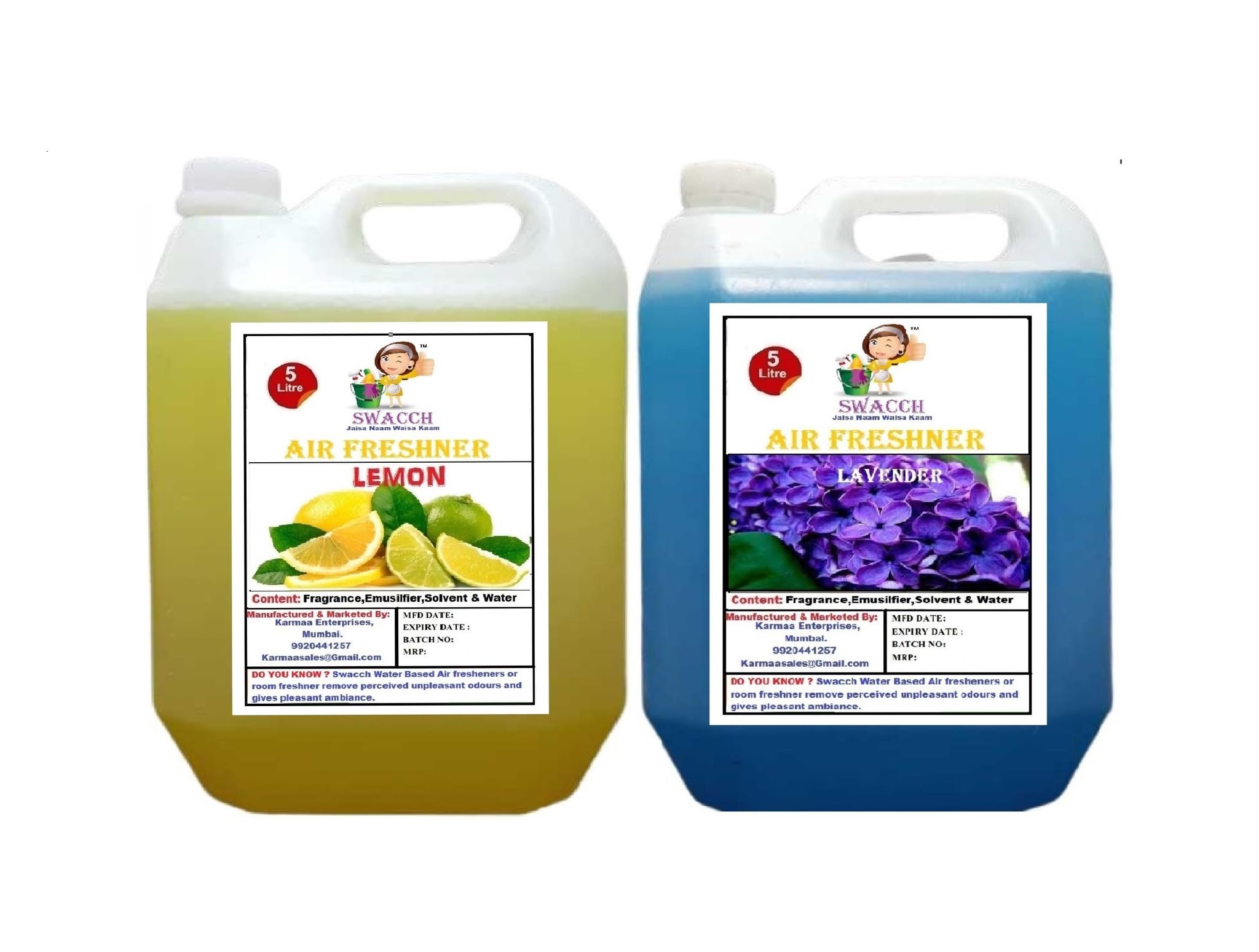 Swacch Air Freshner (5 Litre) (Pack of 2) Lemon & Lavender