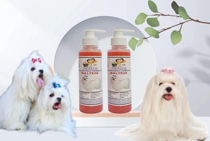 SWACCH Premium Shampoo for Maltese (200ML) (Pack of 2) Strawberry