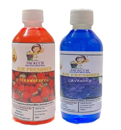 Swacch Air Freshner (200ml) (Combo Pack of 2) Strawberry & Lavender