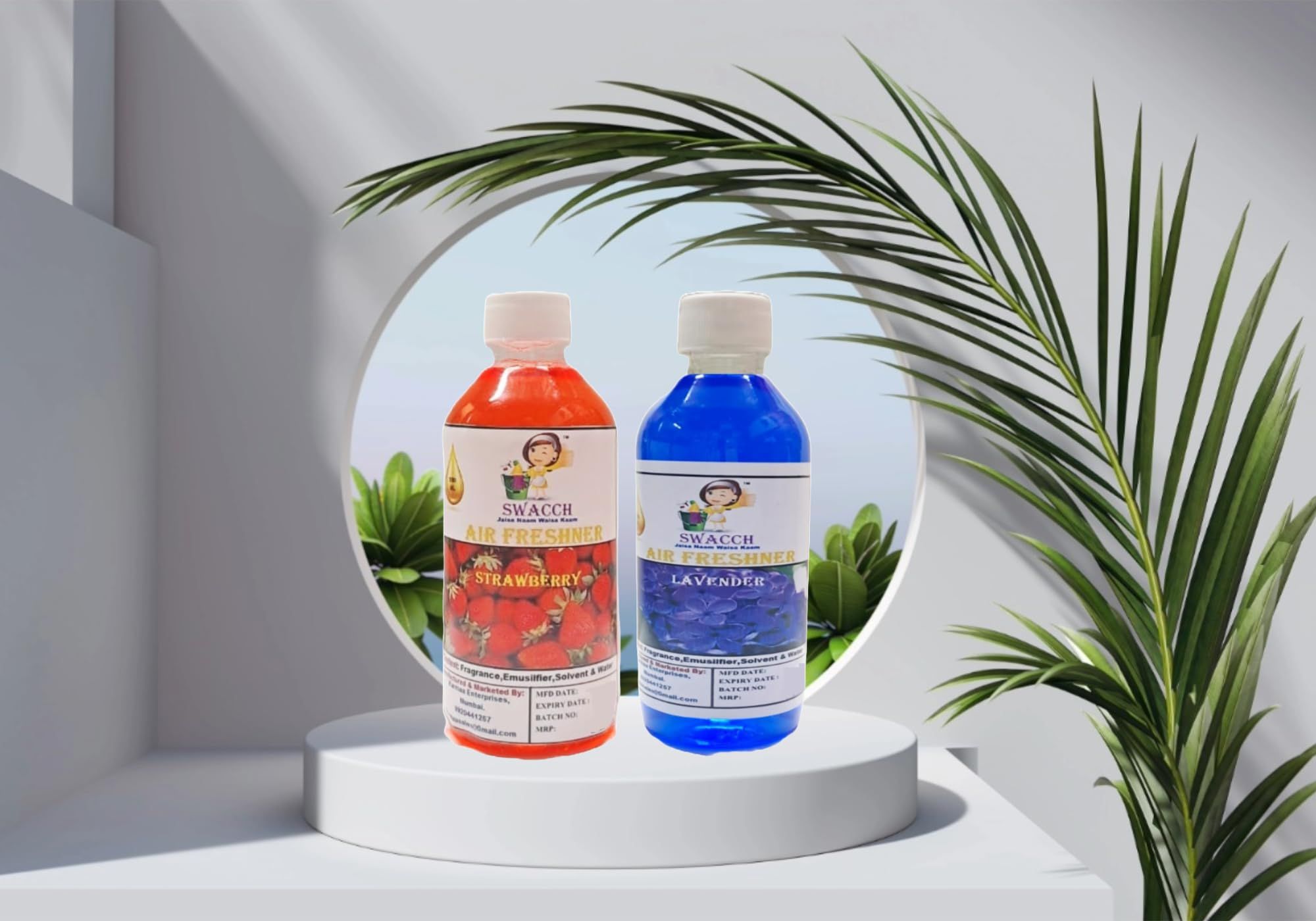 Swacch Air Freshner (200ml) (Combo Pack of 2) Strawberry & Lavender