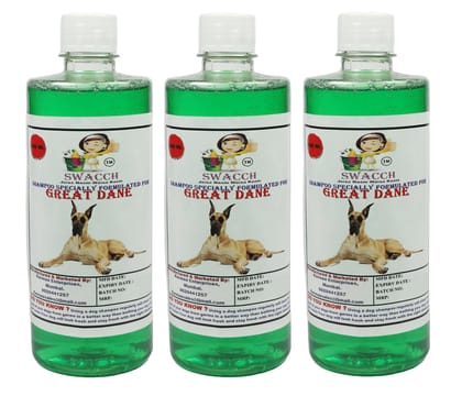 Swacch Shampoo Specially Formulated for Great DANE (500ml) (Pack of 3) Neem Alovera