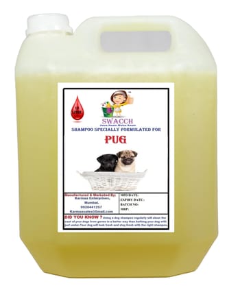 SWACCH Shampoo Specially FORMULATED for Pug (10 Litre) Lemon