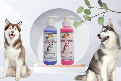 SWACCH Premium Shampoo for Siberian Husky (200ML) (Combo Pack of 2) Lavender & Rose