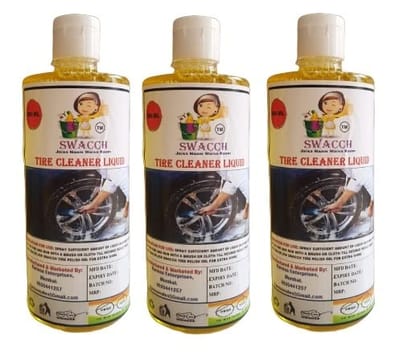 TIRE Cleaner Liquid 500ML (Pack of 3)