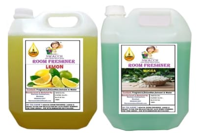 Swacch Room Freshner (5 Litre) (Pack of 2) Lemon & Mogra
