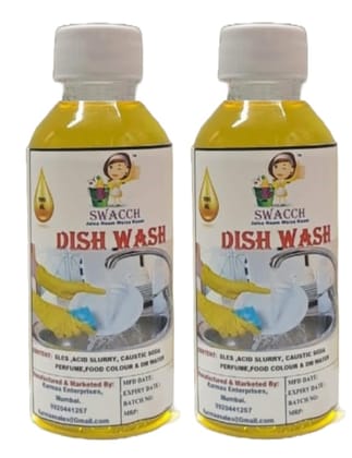 Swacch Dish Wash (200ml) (Pack of 2) Lemon