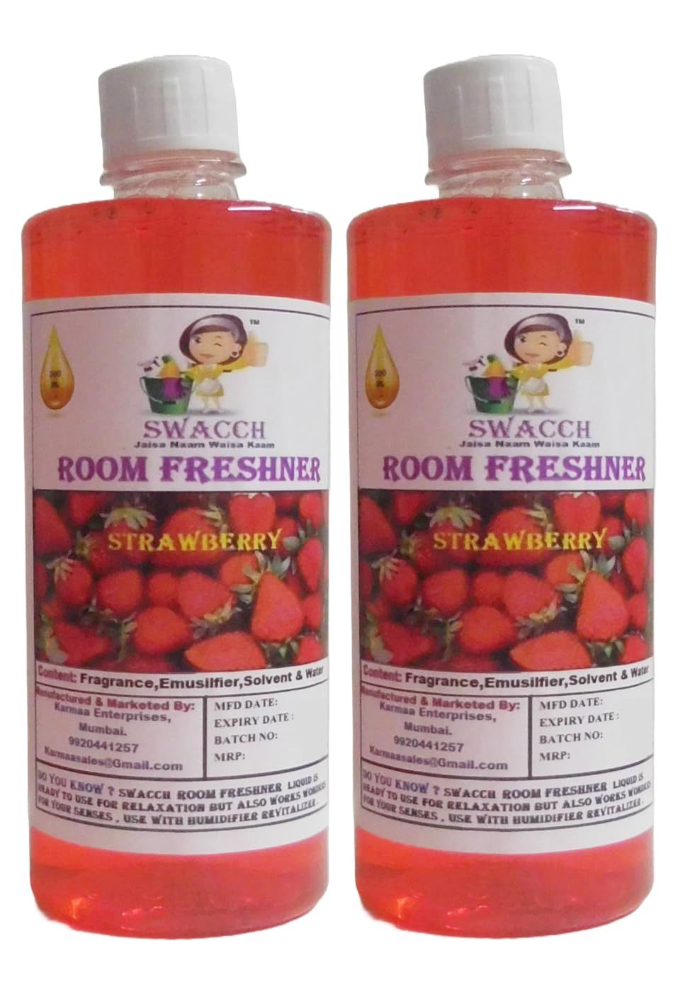 Swacch Room Freshner (500ml) (Pack of 2) Strawberry