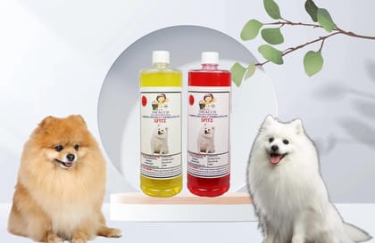 Swacch Shampoo Specially Formulated for Spitz (1Litre) (Combo Pack of 2) Lemon & Jasmine