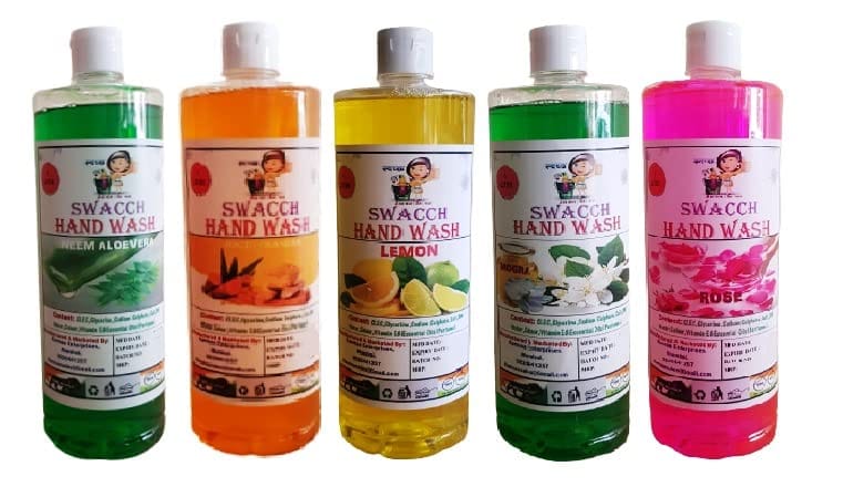 Swacch Handwash Combo (Pack of 5 Fragrance)