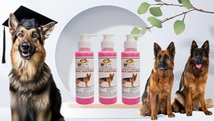 SWACCH Premium Shampoo for German Shepherd (200ML) (Pack of 3) Rose