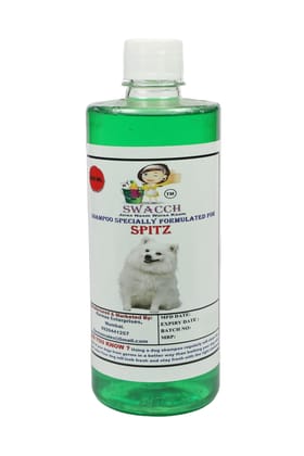 Swacch Shampoo Specially Formulated for Spitz (500ML) Neem Alovera