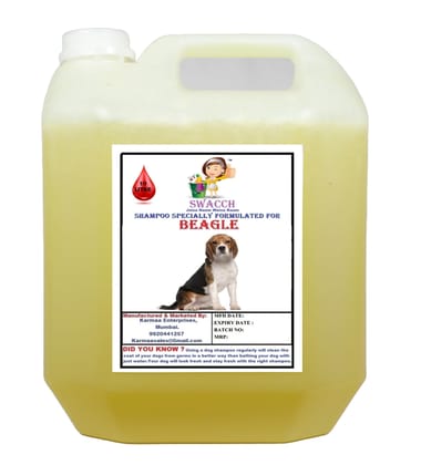Swacch Shampoo Specially Formulated for Beagle (10 Litre) Lemon