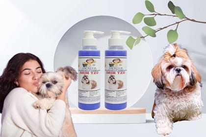 SWACCH Premium Shampoo for Shih TZU (200ML) (Pack of 2) Lavender