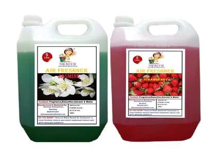 Swacch Air Freshner (5 Litre) (Pack of 2) Jasmine & Strawberry