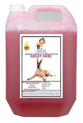 Swacch Shampoo Specially Formulated for Great DANE (5 Litre) Jasmine