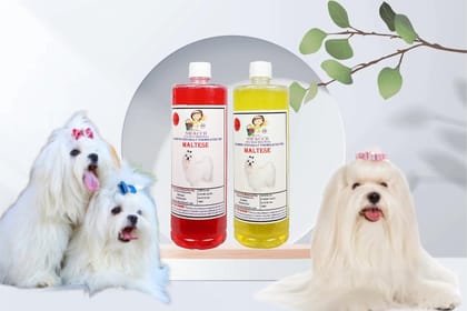 Swacch Shampoo Specially Formulated for Maltese (1 Litre) (Combo Pack of 2) Jasmine & Lemon
