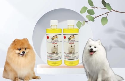 Swacch Shampoo Specially Formulated for Spitz (500ML) (Combo Pack of 2) Lemon