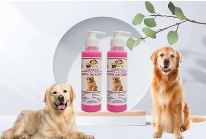 SWACCH Premium Shampoo for Golden Retriever (200ML) (Pack of 2) Rose