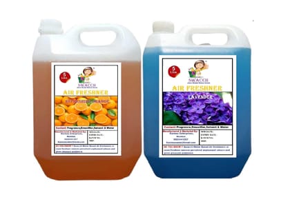 Swacch Air Freshner (5 Litre) (Pack of 2) Orange & Lavender