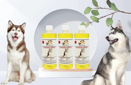 Swacch Shampoo Specially Formulated for Siberian Husky (500ml) (Combo Pack of 3) Lemon
