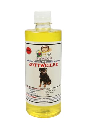 Swacch Shampoo Specially Formulated for Rottweiler (500ML) Lemon