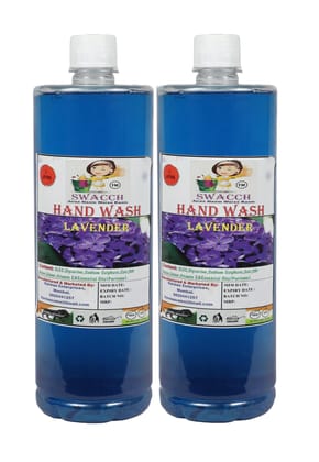 Swacch Hand Wash (1 Litre) (Pack of 2) Lavender