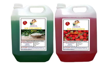Swacch Air Freshner (5 Litre) (Pack of 2) Mogra & Strawberry