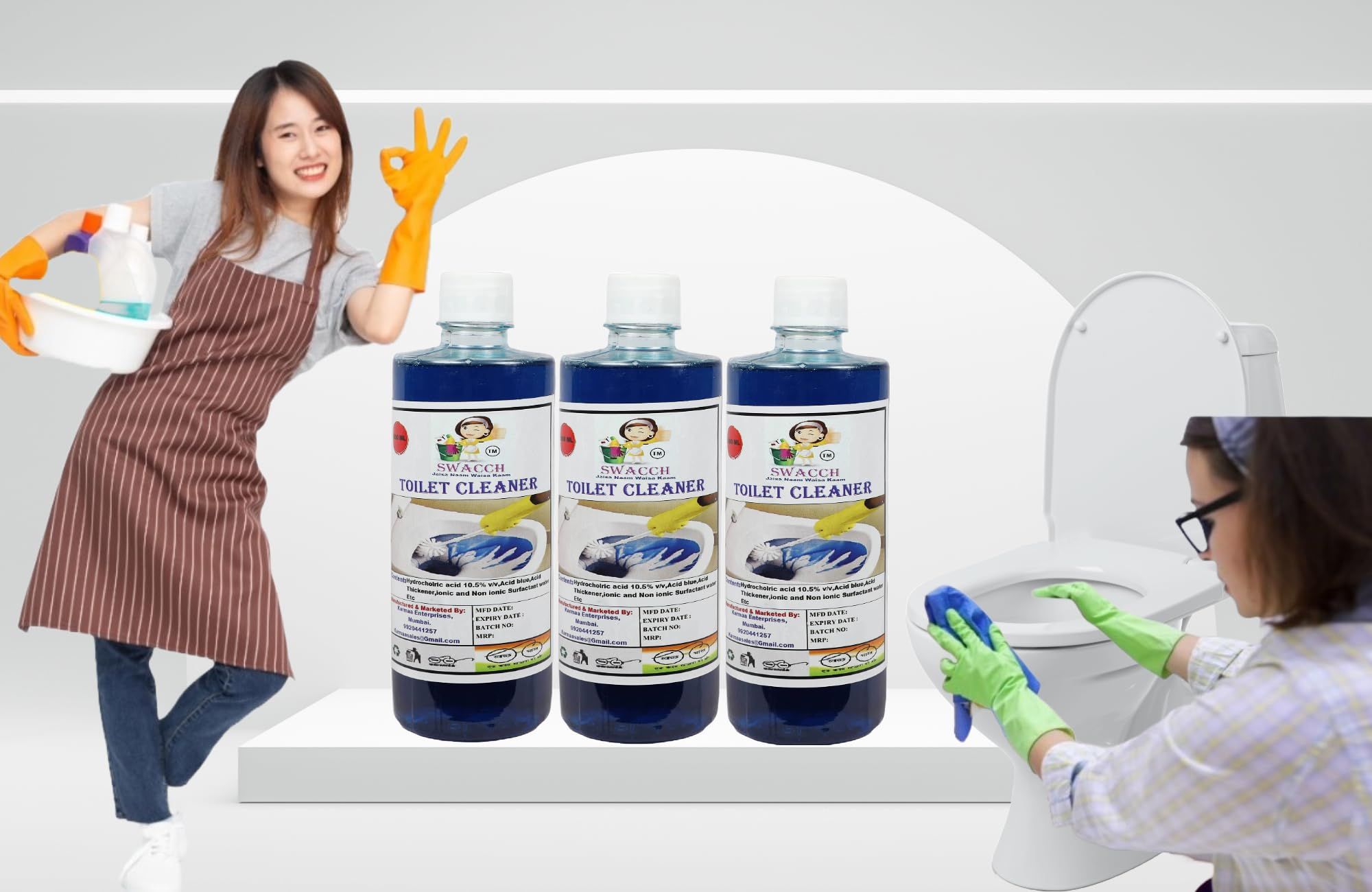 Swacch TOILET CLEANER (500ml) (Pack of 3)