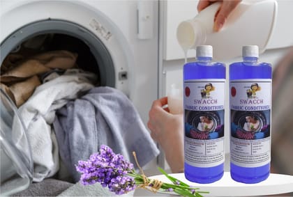 Swacch Fabric Conditioner (1 Litre) (Pack of 2) Lavender Swacch Fabric Conditioner (1 Litre) (Pack of 2) Lavender