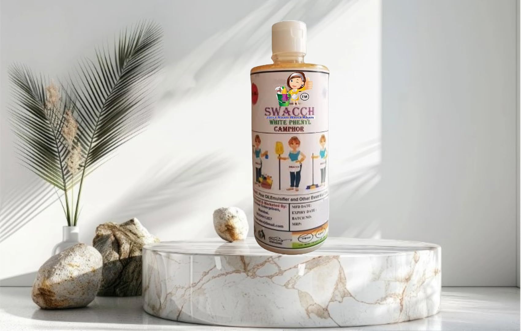 Swacch White Phenyl (500ML) CAMPHOR