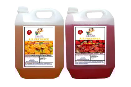 Swacch Air Freshner (5 Litre) (Pack of 2) Orange & Strawberry